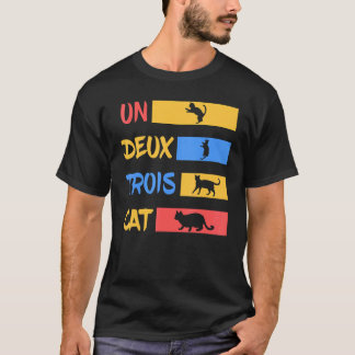 Camiseta Cores do Gato Un Deux Trois