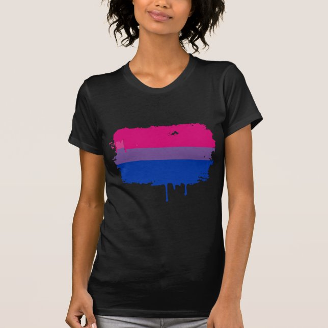 Camiseta Cores do Orgulho Bissexual (Frente)