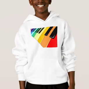 Camiseta Cores do partido da música do teclado