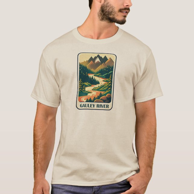 Camiseta Cores do Rio Gauley West Virginia (Frente)