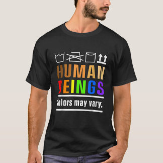 Camiseta Cores do ser humano podem variar bisex homossexual