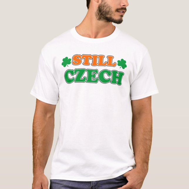 Camiseta Cores e camarões checos na Irlanda (Frente)