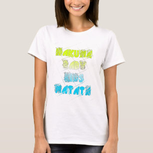Camiseta Cores Felizes Hakuna Matata Hakunamatata - Estrela