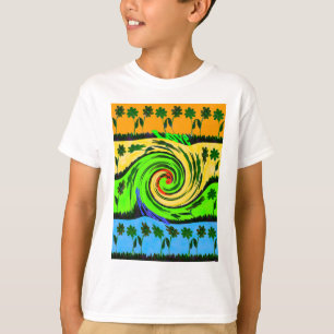 Camiseta Cores Florais Wavy Summer Wave