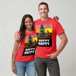 Camiseta Cores incríveis da última temporada de Natal