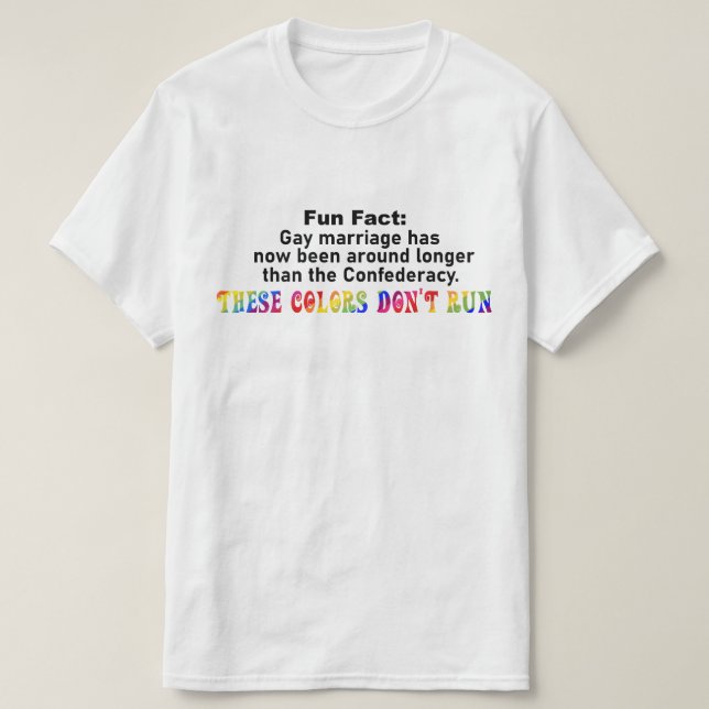 Camiseta Cores LGBTQA+ não executam a versão 1 (Frente do Design)
