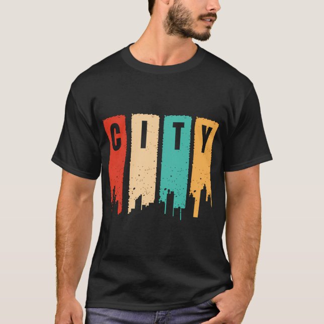 Camiseta Cores na cidade (Frente)