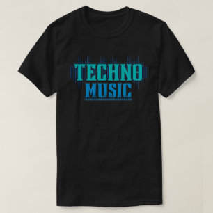 Camiseta Cores Neon de Música Techno