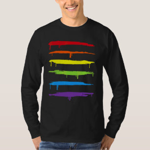 Camiseta Cores Orgulho Gay Orgulho Gay Ponto Cores Orgulho 