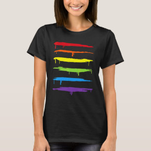 Camiseta Cores Orgulho Gay Orgulho Gay Ponto Cores Orgulho 
