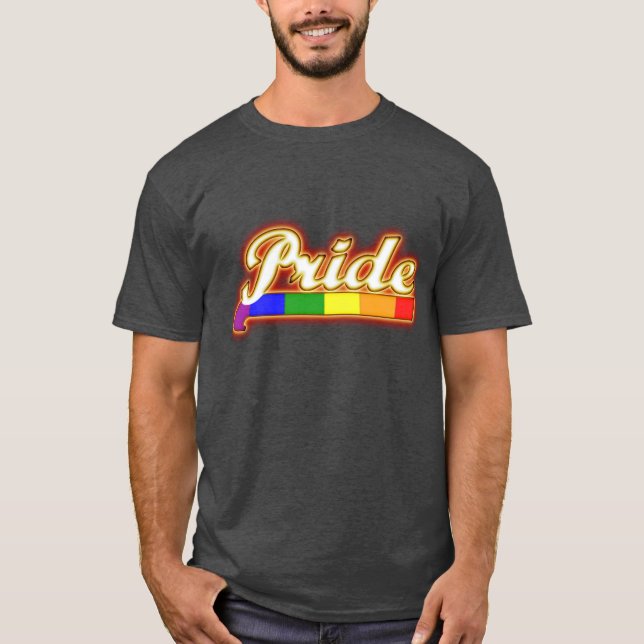 Camiseta Cores Orgulho Gay Orgulho Radiante (Frente)