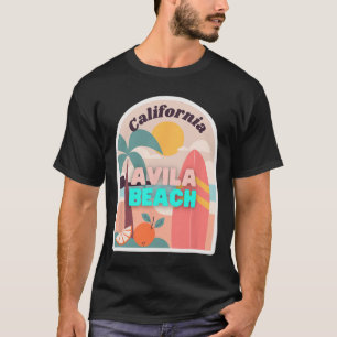 Camiseta Cores Pastéis Retrô da Praia de Avila Palmeiras So
