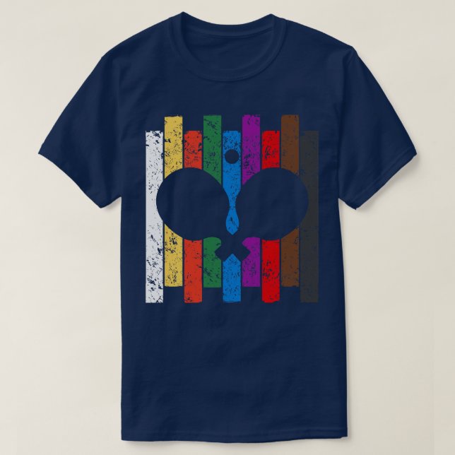 Camiseta Cores Ping Pong (Frente do Design)