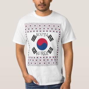 Camiseta Cores Populares da Coreia do Sul