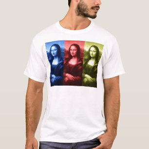 Camiseta Cores preliminares de Mona Lisa