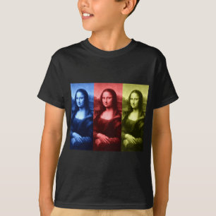 Camiseta Cores Primárias da Mona Lisa