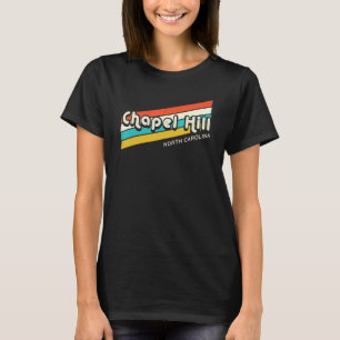 Camiseta Cores Retro Vintage Anos 70 Chapel Hill North Caro