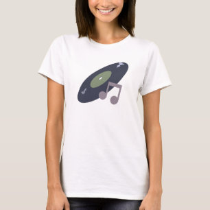 Camiseta Cores retros do original do registro & da nota da