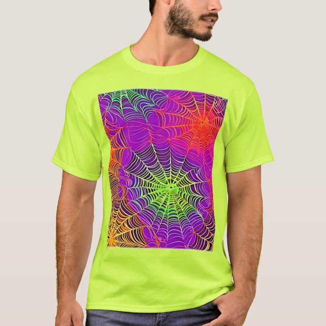 Camiseta Cores Suaves: Arte Aranha (Frente)
