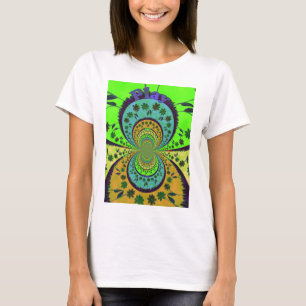 Camiseta Cores Tradicionais Africanos Caleidoscópio Arte Fl