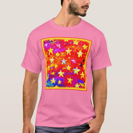 Camiseta Cores Vibrantes de Estrelas. Comprar Agora