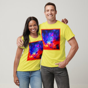 Camiseta Cores Vibrantes de Nebulosas. Comprar Agora