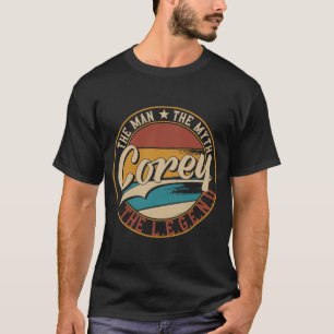 Camiseta Corey O homem o mito a lenda