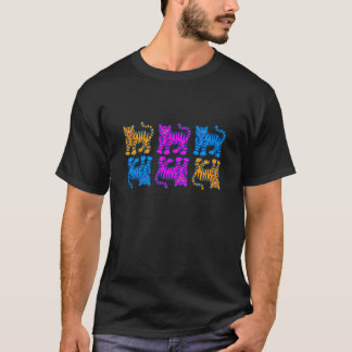 Camiseta COREY TIGER 80's MULTI TIGER HORIZONTAL