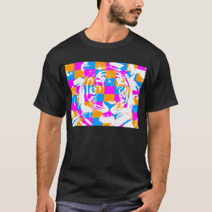 Camiseta COREY TIGER 80's VERIFICAÇÕES ROSTO DE TIGRE