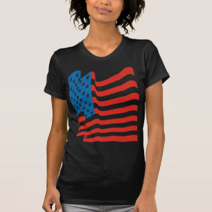 Camiseta Corey Tiger Anos 80 Bandeira Americana Vintage