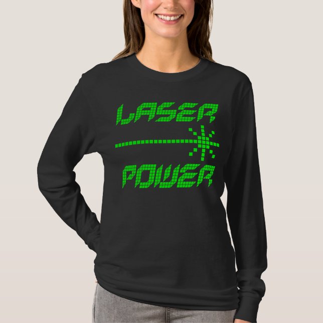 CAMISETA COREY TIGER ANOS 80 RETRÔ LASER POWER (Frente)