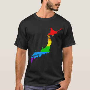 Camiseta Corey Tiger Estilo 80s Japão Arco-íris