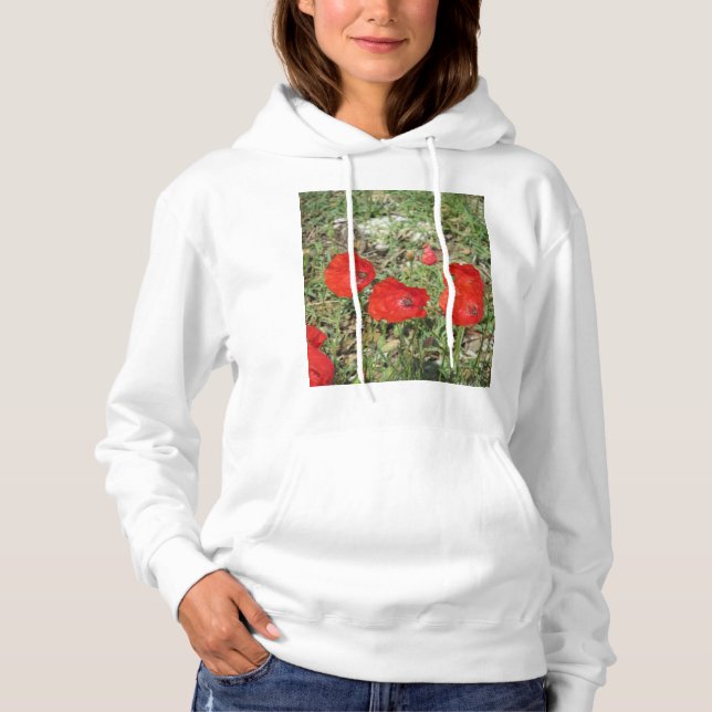 Camiseta Corfu Red Poppies (Frente)