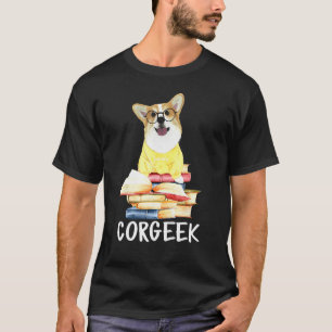 Camiseta Corgeek Fofo Corgi Geek Cachorro Trocadilho Livres