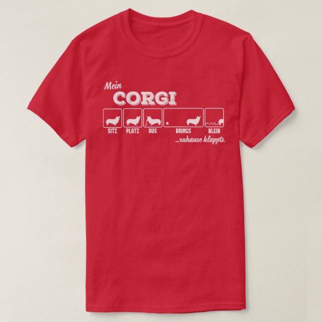 Camiseta Corgi (Frente do Design)