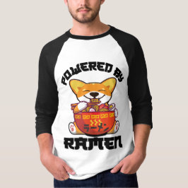 Camiseta CORGI ALIMENTADA POR RAMEN | Kawaii Corgi Eating R