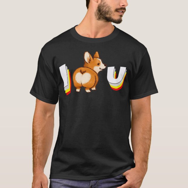 Camiseta Corgi Ama Você (Frente)