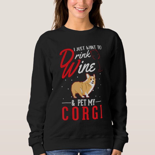 Camiseta Corgi And Wine (Frente)