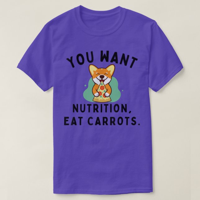 Camiseta Corgi Anime Pizza Pizza Você Quer Um Carro Comido  (Frente do Design)