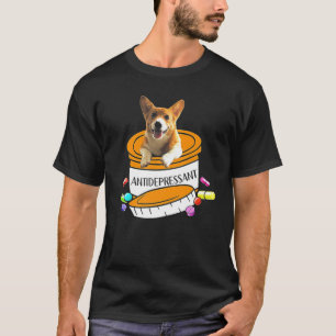Camiseta Corgi Antidepressivo Premium