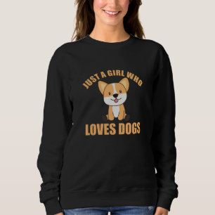 Camiseta Corgi Apenas Uma Menina Que Ama Cachorro