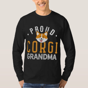 Camiseta Corgi Avó Engraçado Cachorro Dia de as mães Sobrev