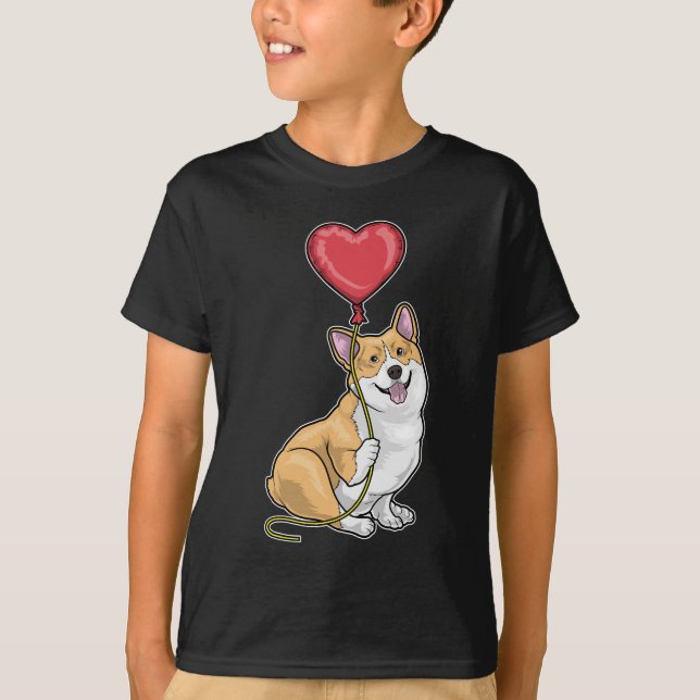 Camiseta Corgi Balloon (Frente)