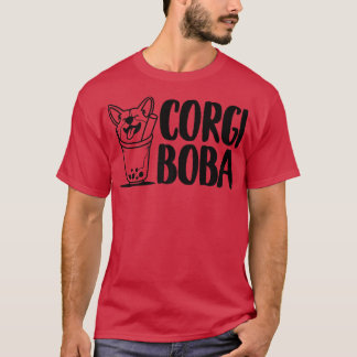 Camiseta Corgi Boba, Presentes De Cachorro Para Crianças, H
