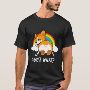 Camiseta Corgi Butt Guess What Funny