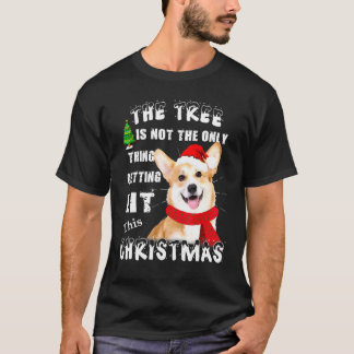 Camiseta Corgi Cachorro A Árvore Não É A Única Coisa Sendo