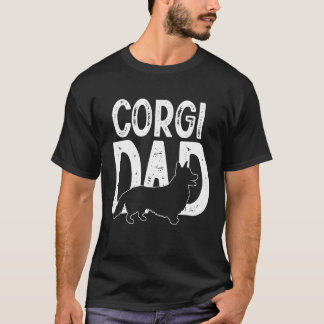 Camiseta Corgi Cachorro Cachorro Cachorro Cachorro pai