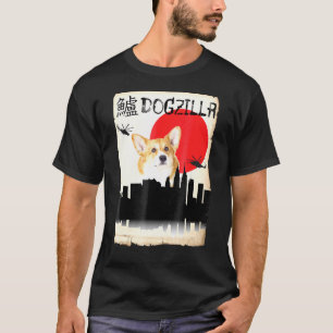 Camiseta Corgi Cachorro Dogzilla
