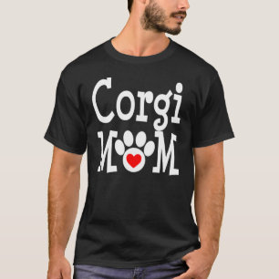 Camiseta Corgi Cachorro Mãe Proprietária Bonita Mulher de N