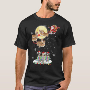 Camiseta Corgi Cachorro Rena Papai Noel Natal Xmas Paja